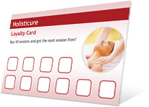 loyalty card,free massage,extra massage in gloucester clinic